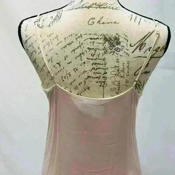 Rory Beca Blush Slip Maxi Dress in Size S with Adjustable Spaghetti Straps - Picture 6 of 8